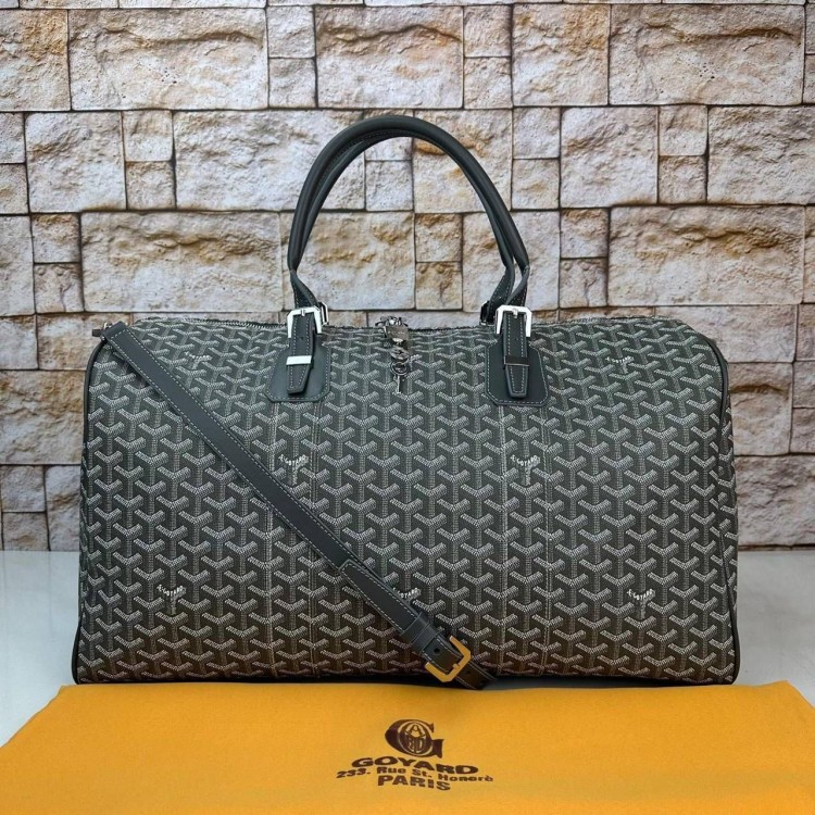 GOYARD BOSTON 50 TRAVEL BAG GRİ